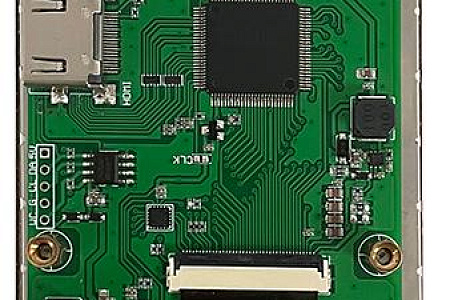 HDW043_001L DWIN HMI 4.3" ЖК-дисплей с интерфейсом HDMI и ёмкостной сенсорной панелью