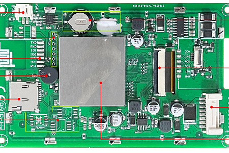 DMG80480K043_03W DWIN T5L1 UART HMI 4.3" ЖК-дисплей медицинского класса