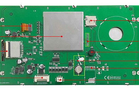 DMG12800K080_03W DWIN T5L2 UART HMI 8" IPS ЖК-дисплей медицинского класса