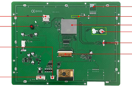 DMG10768K104_03W T5L2 UART HMI 10.4" IPS-TFT ЖК-дисплей медицинского класса