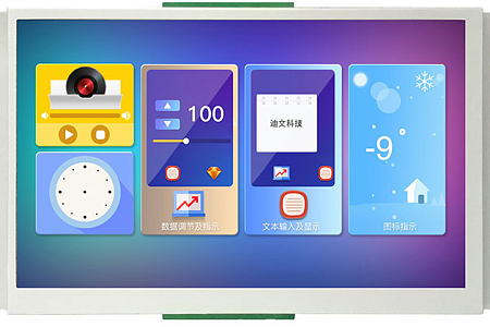 DMG80480L070_01WTR DWIN T5L1 UART HMI 7" TN-TFT ЖК-дисплей потребительского класса