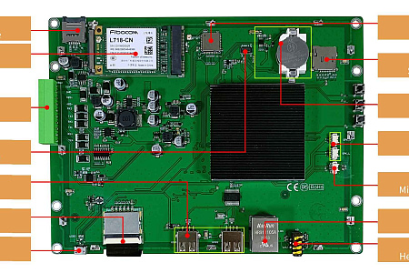 DMG10768T080_33WTC DWIN 8" ёмкостный ЖК-дисплей Android 1024*768 промышленного класса с сенсорной ёмкостной панелью