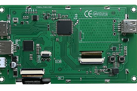 HDW050_003L DWIN 5" IPS ЖК-дисплей с интерфейсом HDMI и сенсорной ёмкостной панелью