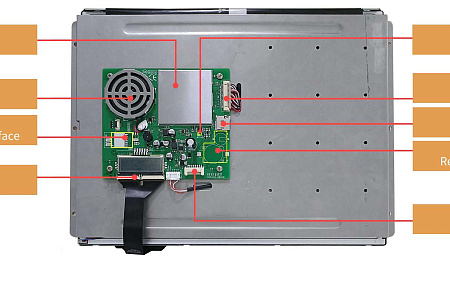 DMG10768C150_03W DWIN T5L2 UART HMI 15" IPS ЖК-дисплей коммерческого класса