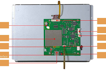DMG10768S121_03W DWIN T5L2 UART HMI 12.1" IPS ЖК-дисплей для суровых условий окружающей среды