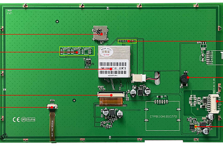 DMG10600C101_03W T5L1 UART HMI 10.1" IPS ЖК-дисплей коммерческого класса