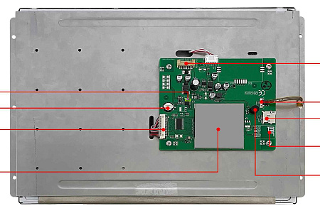 DMG10768T150_01W T5L2 UART HMI 15" IPS ЖК-дисплей промышленного класса