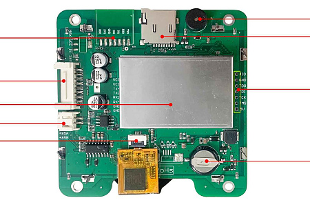 DMG64480K035_03W DWIN T5L1 UART HMI 3.5" IPS ЖК-дисплей медицинского класса