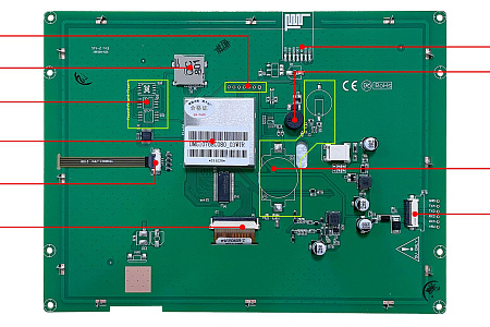 ﻿DMG10768C080_03W DWIN T5L2 UART HMI 8" IPS ЖК-дисплей коммерческого класса