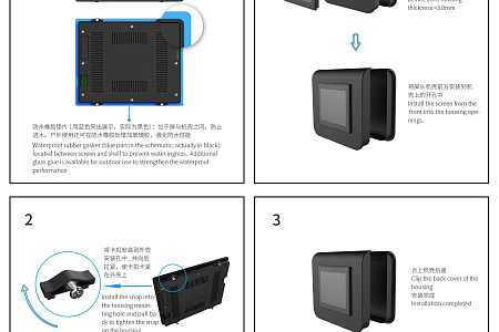 DMG10768T097_15W DWIN T5L2 UART HMI 9.7" TN-TFT ЖК-дисплей промышленного класса