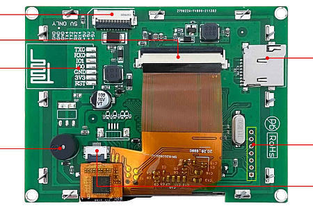 DMG32240C035_03W DWIN T5L1 UART HMI 3.5" IPS ЖК-дисплей коммерческого класса