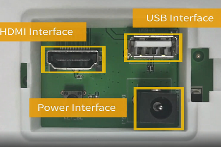 HDW088_A5001L DWIN 8.8" HMI IPS ЖК-дисплей 1920x480 с интерфейсом USB и HDMI и сенсорной ёмкостной панелью