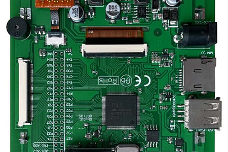 EKT040A DWIN T5L UART HMI 4" IPS ЖК-дисплей с оценочной платой разработки