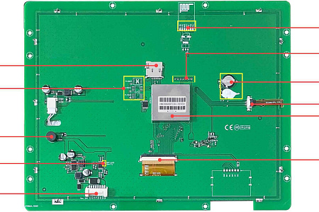 DMG80600T104_01W DWIN T5L1 UART HMI 10.4" TN ЖК-дисплей промышленного класса