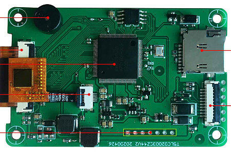 DMG32240C020_03W DWIN T5L1 UART HMI 2"  IPS ЖК-дисплей коммерческого класса
