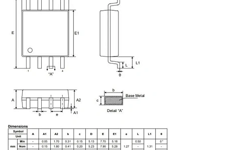 Модуль памяти 25Q128 SPI Flash 128Mbits SOP8 16Мб 3.3В