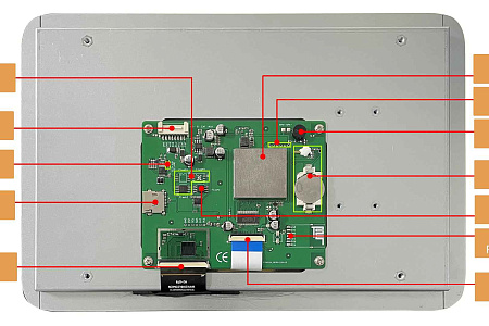 DMG12800Y121_01NC DWIN T5L2 UART HMI 12.1" 262K TN ЖК-дисплей класса красоты