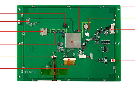 DMG10768K097_03W DWIN T5L2 UART HMI 9.7" TN ЖК-дисплей медицинского класса