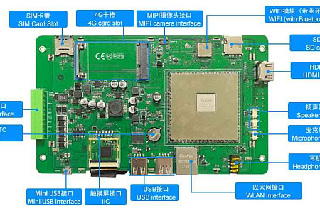 DMG12800T070_34WTC DWIN 7" ёмкостный ЖК-дисплей Android 1280*800 промышленного класса