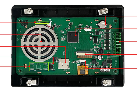 DMG80480T050_A5W DWIN T5L1 UART HMI 5" IPS ЖК-дисплей промышленного класса