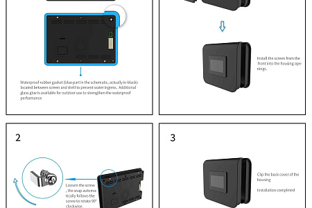 DMG10600T101_31WTC DWIN 10" Embedded Android 11 IPS ЖК-дисплей промышленного класса с сенсорной ёмкостной панелью