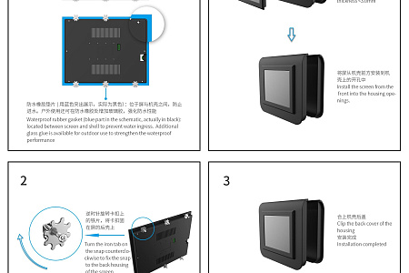 DMG10768T150_15WTR DWIN T5L2 UART 15" IPS ЖК-дисплей 1024*768 в корпусе промышленного класса