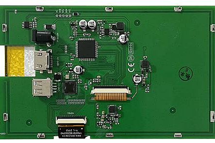 HDW070_008LZ04 DWIN 7" TN ЖК-дисплей 800*480 с USB и HDMI интерфейсом и сенсорной ёмкостной панелью