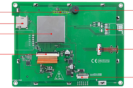 DMG64480C056_03W DWIN T5L1 UART HMI 5.6" TN ЖК-дисплей коммерческого класса