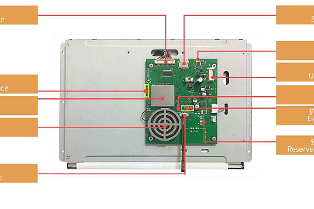 DMG80600C121_03W DWIN T5L1 UART HMI 12.1" TN ЖК-дисплей коммерческого класса
