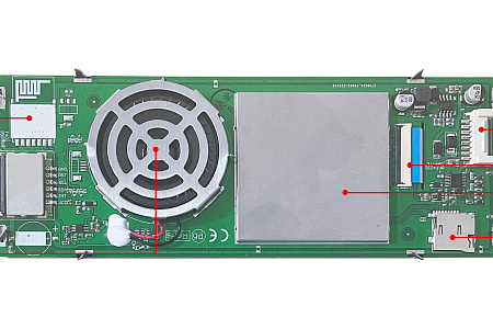 DMG12480C068_03W DWIN T5L2 UART HMI 6.8" IPS ЖК-дисплей коммерческого класса