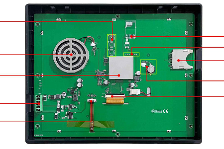 DMG10768T097_15W DWIN T5L2 UART HMI 9.7" TN-TFT ЖК-дисплей промышленного класса
