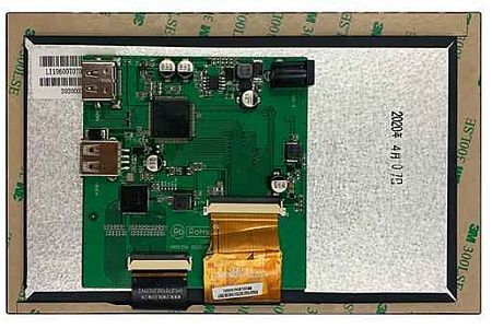 HDW070_007L DWIN 7" IPS ЖК-дисплей 1024*600 c USB и HDMI интерфейсом и сенсорной ёмкостной панелью
