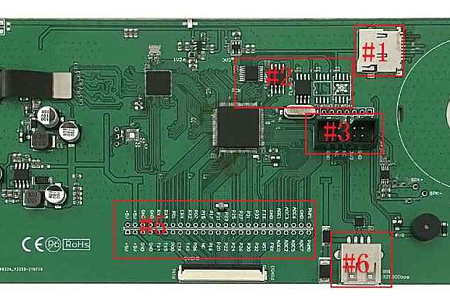 EKT088 DWIN T5L2 UART HMI 8.8" IPS ЖК-дисплей с оценочной платой разработки