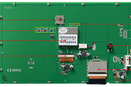 DMG10600C101_03W T5L1 UART HMI 10.1" IPS ЖК-дисплей коммерческого класса