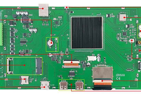DMG10600T101_33WTC DWIN 10.1" 1024*600 емкостный Android ЖК-дисплей промышленный класса с сенсорной ёмкостной панелью